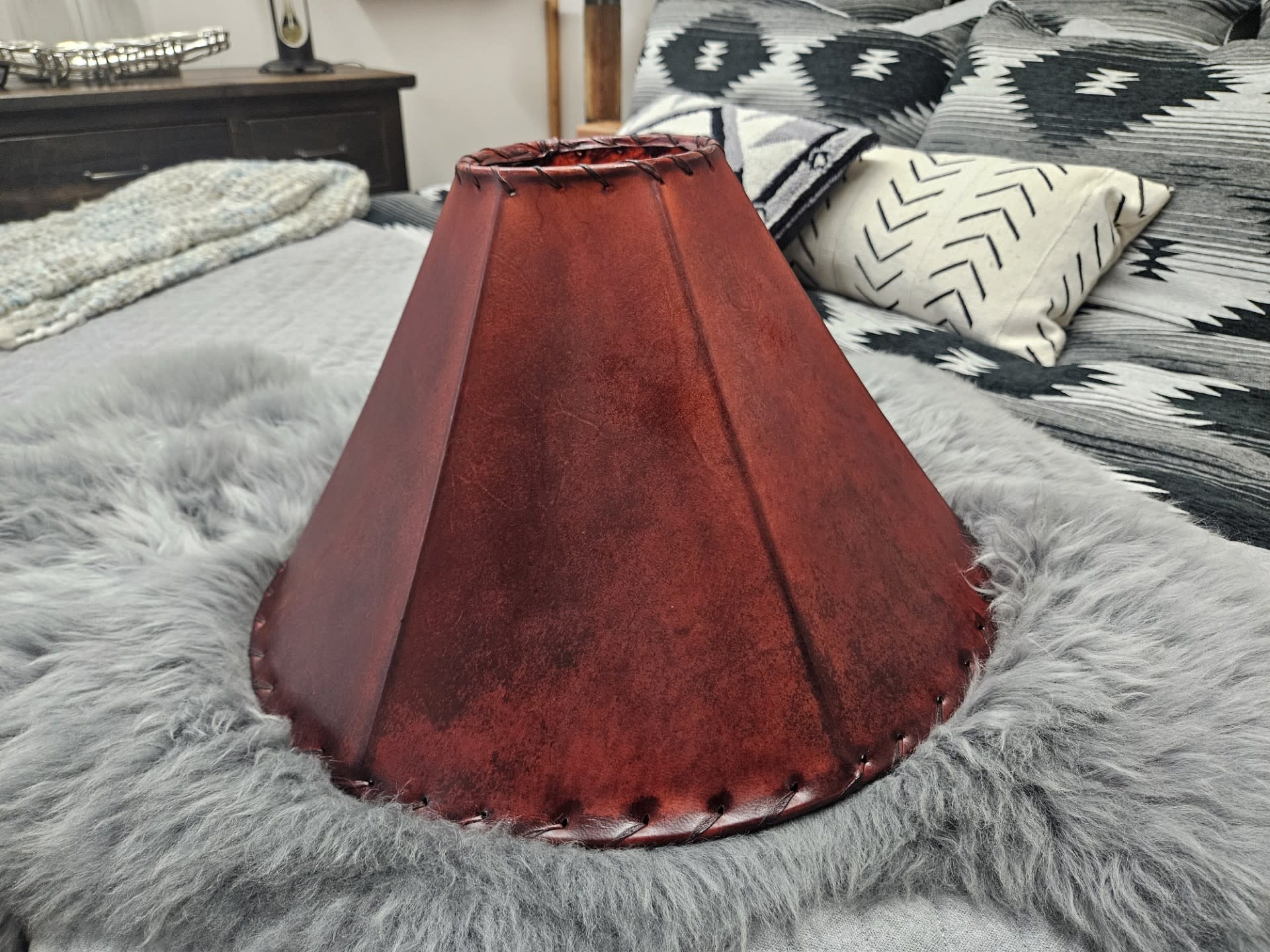 Mexican Country 18" Rawhide Lampshade