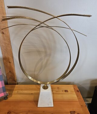 Co-Rhonda Abstract Figurine w/Marble Base 22W x 29.5 H