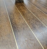 Co-Rhonda Round Palmwood w/Brass Trimming 61Diam x 28.5H
