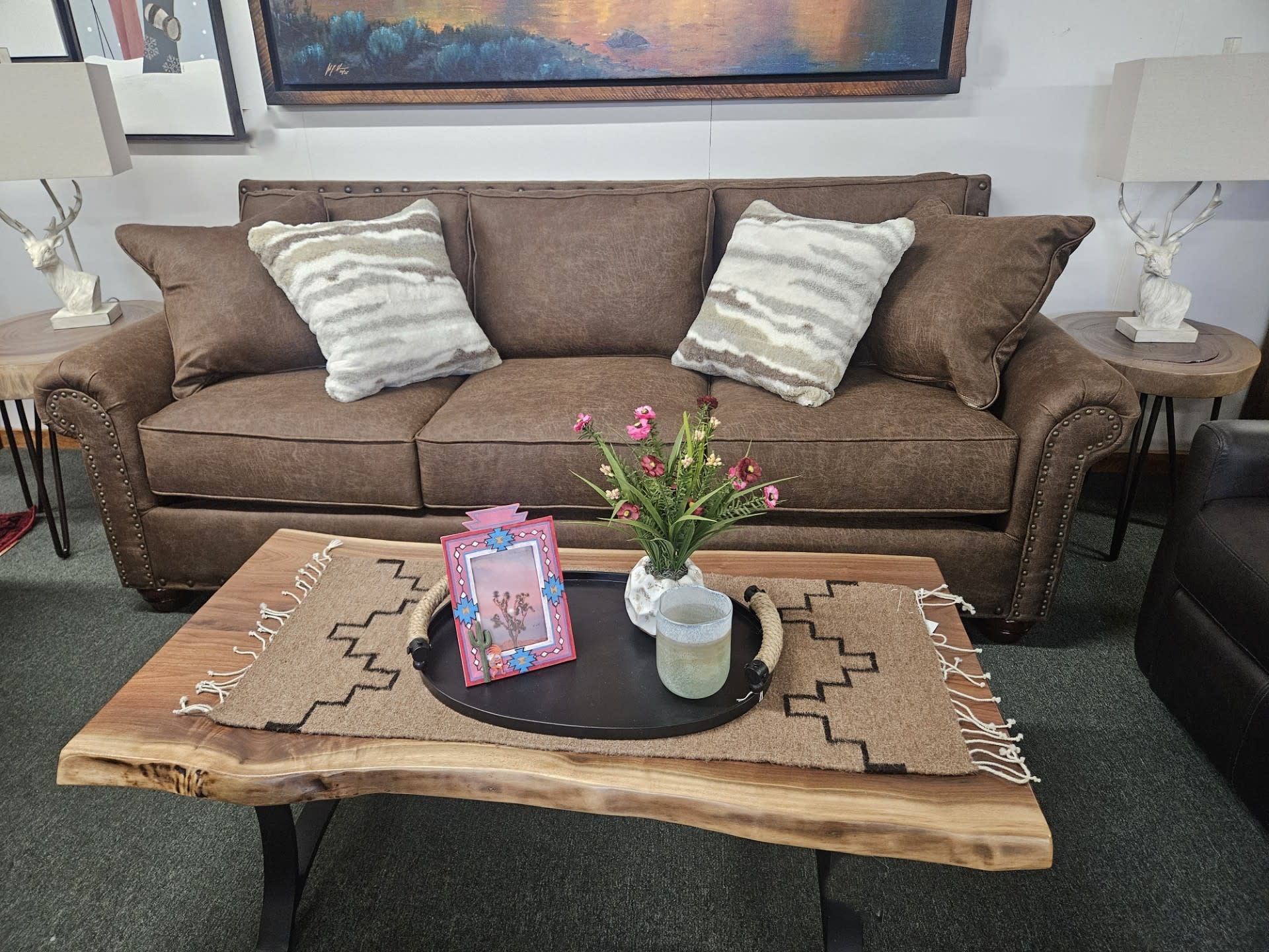 IMF 12919TN-70 Breckenridge Sofa 94L x 36H x3 9D