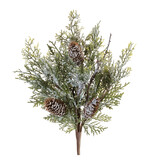 Melrose 13321 Iced Pine Spray 16"H