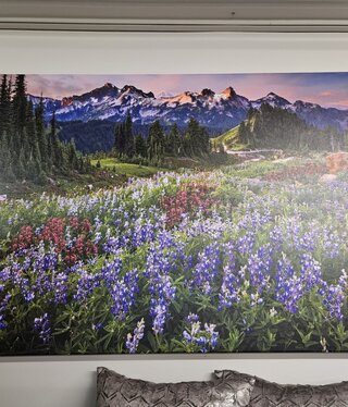 Rocky Mountain Pub Lupine Meadows (Pur/Rd/WH) 36x54 Wrap