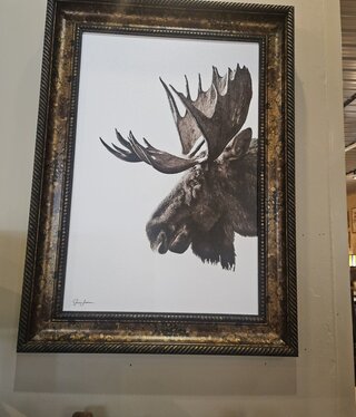 Rocky Mountain Pub Portrait of a King (Moose) 20x30