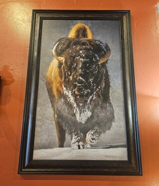 Rocky Mountain Pub Old Man Winter (Buffalo) 18x30