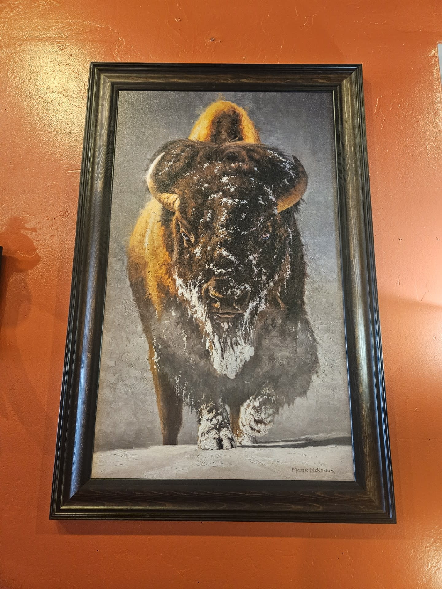 Rocky Mountain Pub Old Man Winter (Buffalo) 18x30