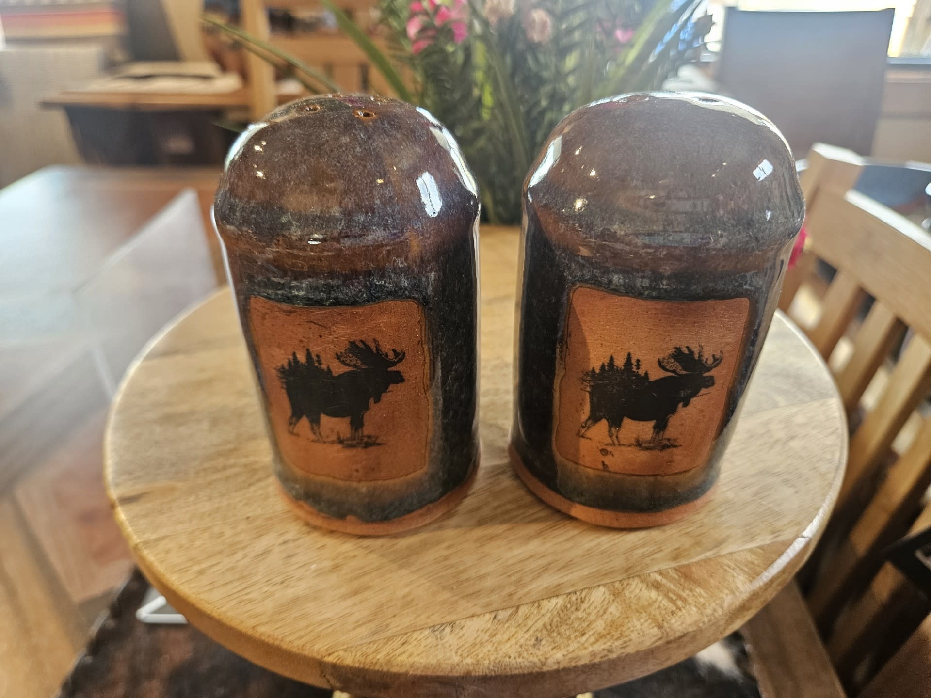 Always Azul Pottery Salt & Pepper Shake Set
