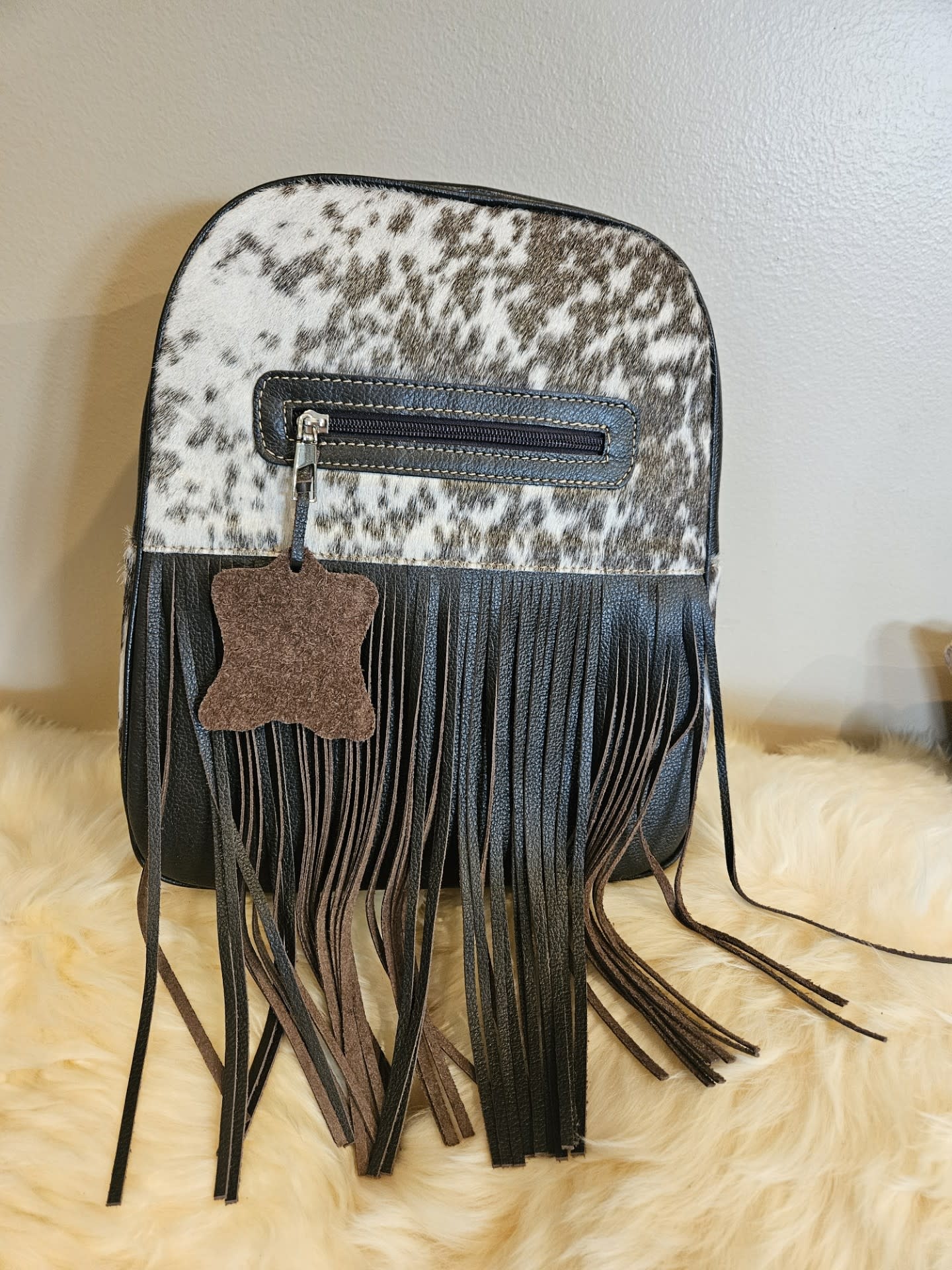 Gaucho Cowhide Backpack Purse #48