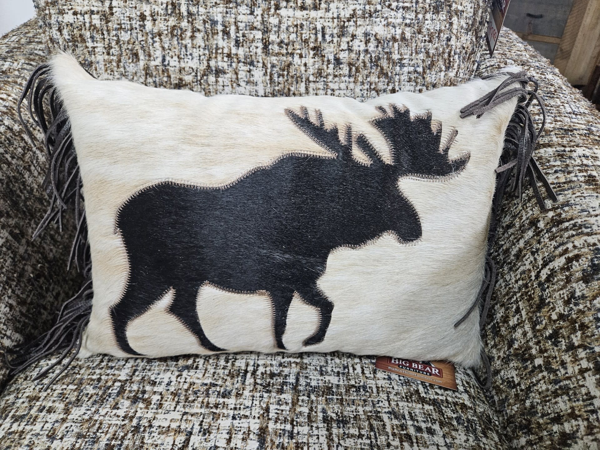 Gaucho Moose Lumbar Pillow 14x20
