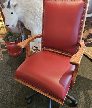 MCE Industries Burgundy Office Chair