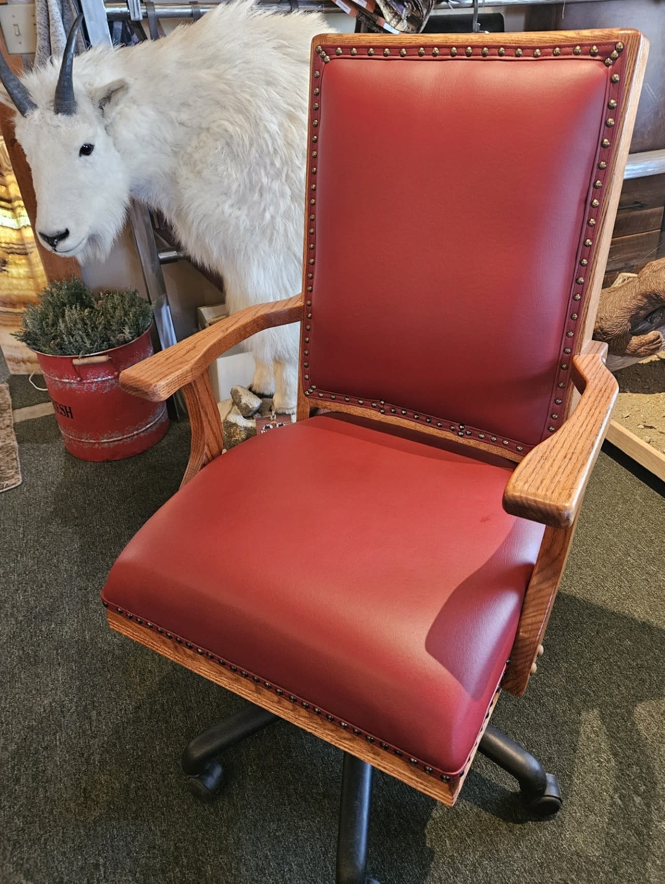 MCE Industries Burgundy Office Chair