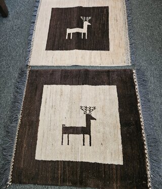 Jeremiah J Handwoven Natural Sheep Rug