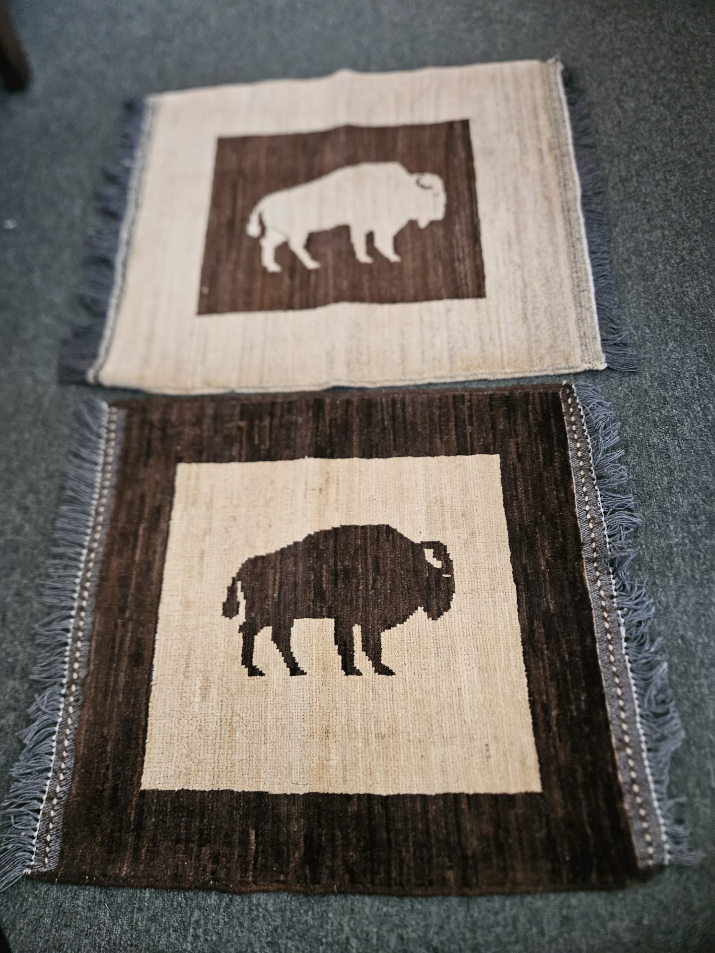 Jeremiah J Handwoven Natural Sheep Rug