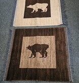 Jeremiah J Handwoven Natural Sheep Rug