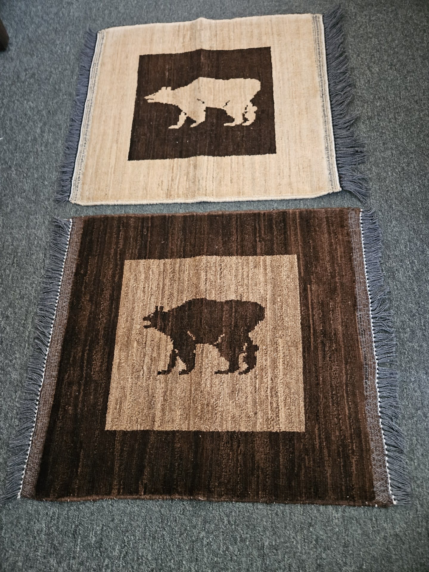 Jeremiah J Handwoven Natural Sheep Rug