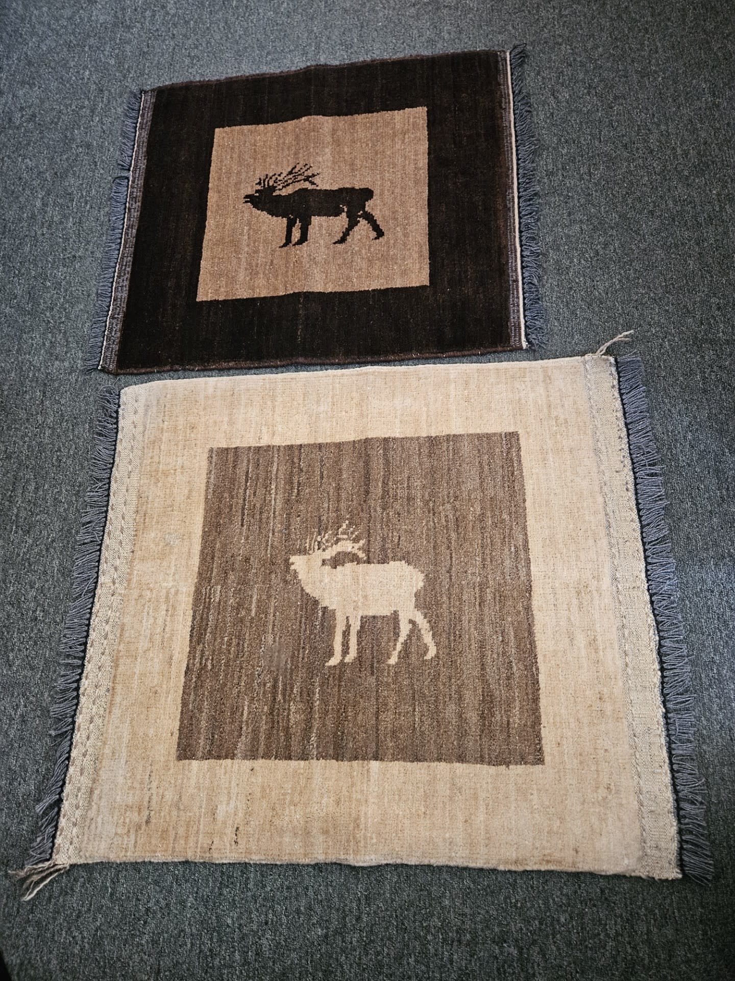 Jeremiah J Handwoven Natural Sheep Rug