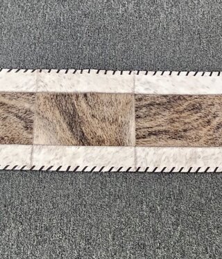 Gaucho Small BUFFALO Cowhide Table Runner 6'x10"