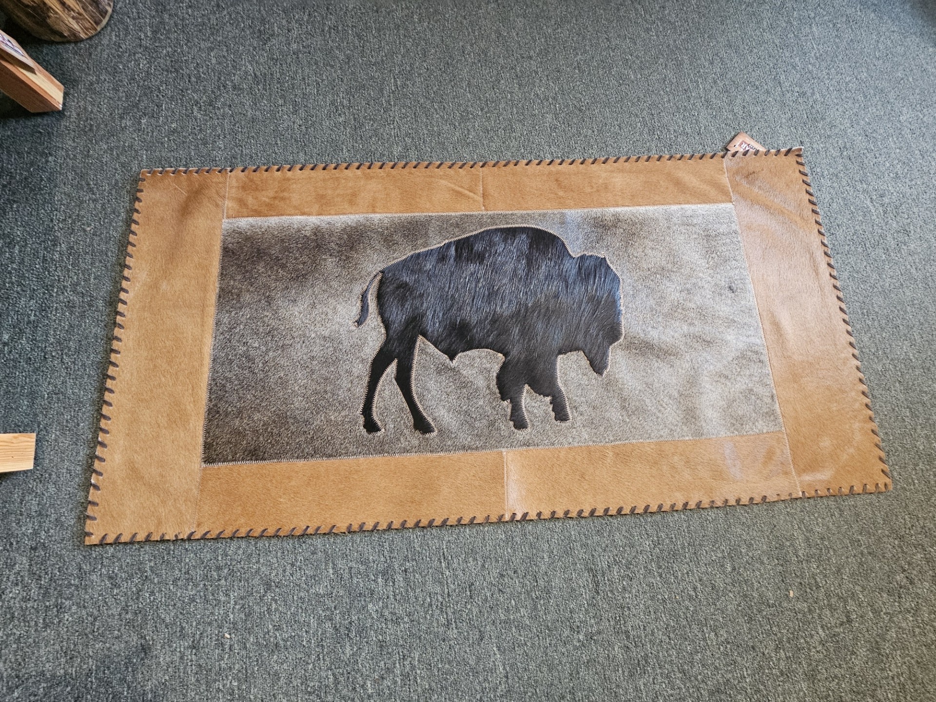Gaucho Cowhide Buffalo 2x4 Rug