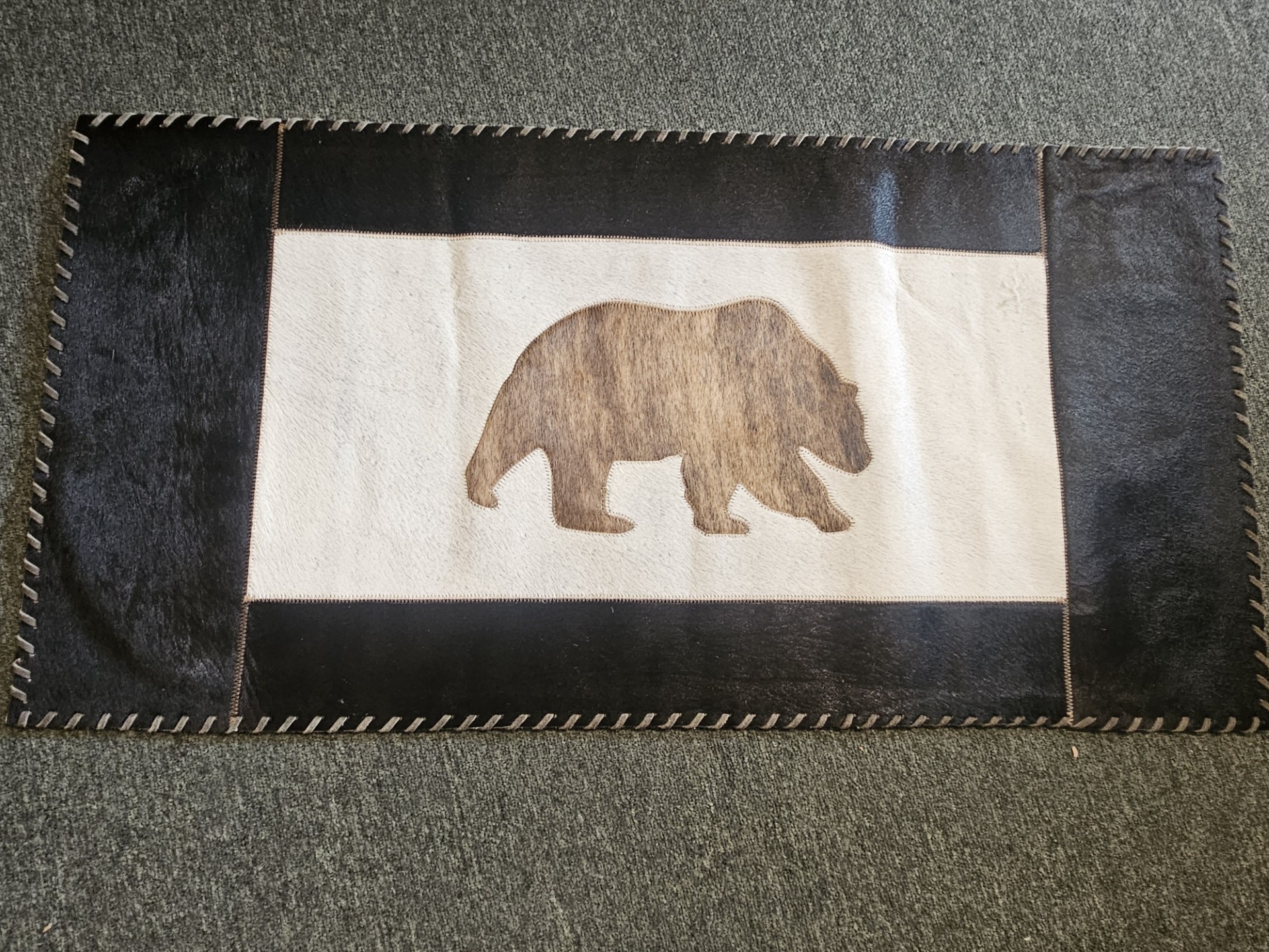 Gaucho Bear Cowhide 20x40 Rug