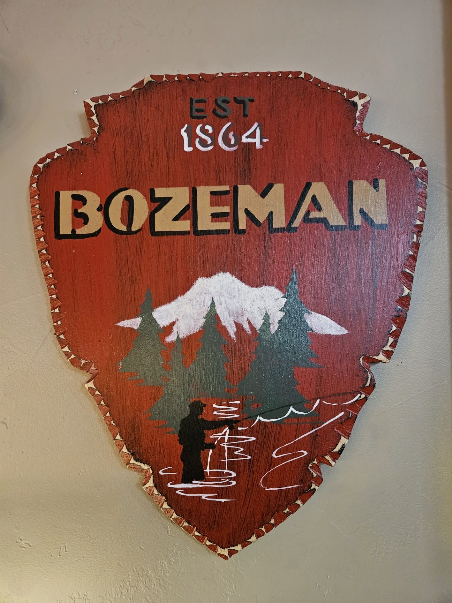 S Stocklin SMALL Handpainted Shield