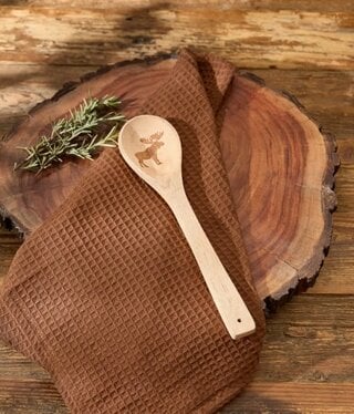 Park Design Stir It Up Fairbanks Moose Towel & Wooden Spoon Set