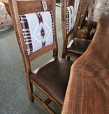 ALBC Upholstered Dining Chair  w/Black Bar