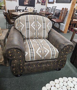 IMF 1054-20 Arizona Chair (2fabric) 46L x 39H x 39D
