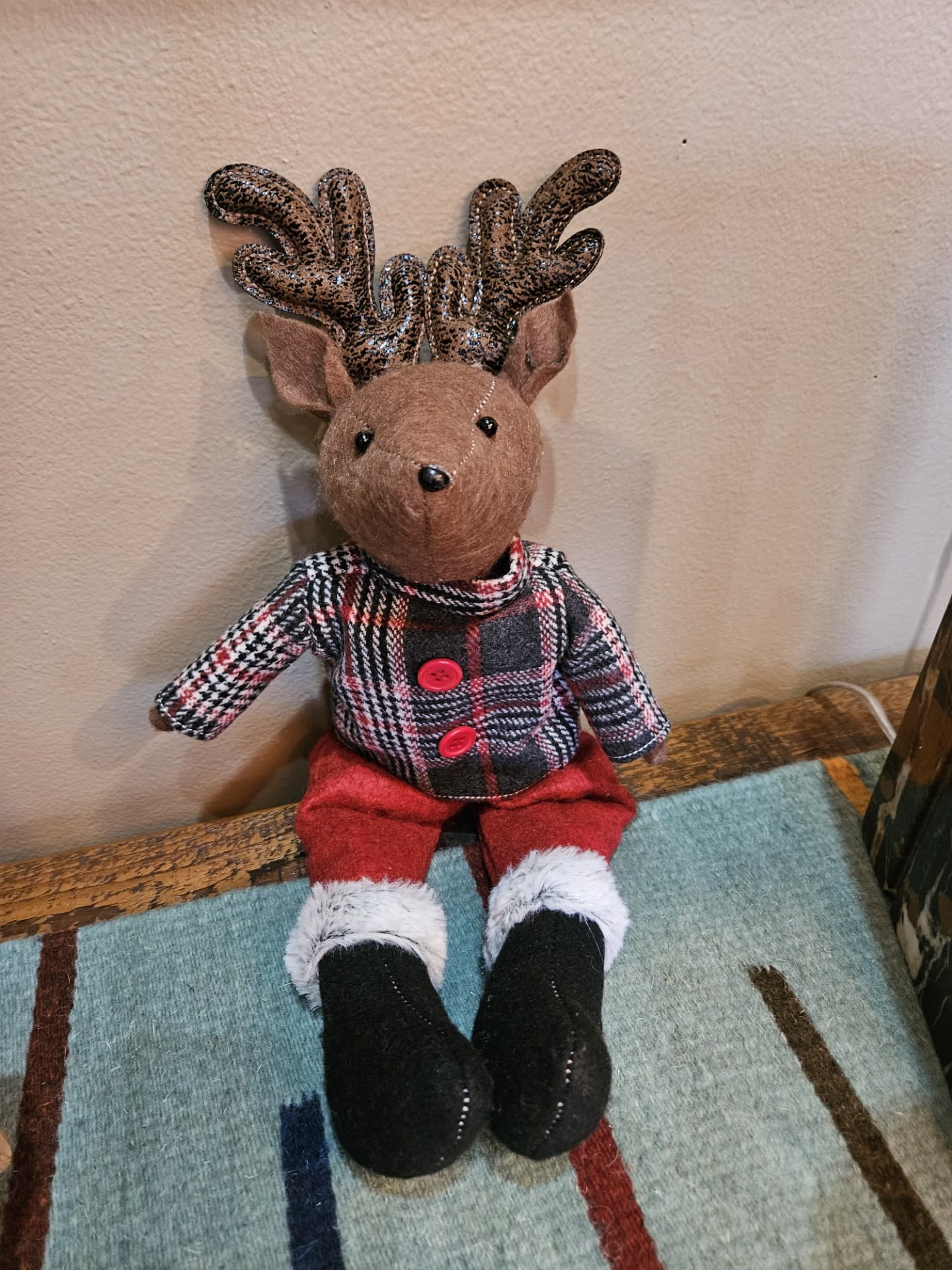 Melrose Deer Shelf Sitter 16.5"H