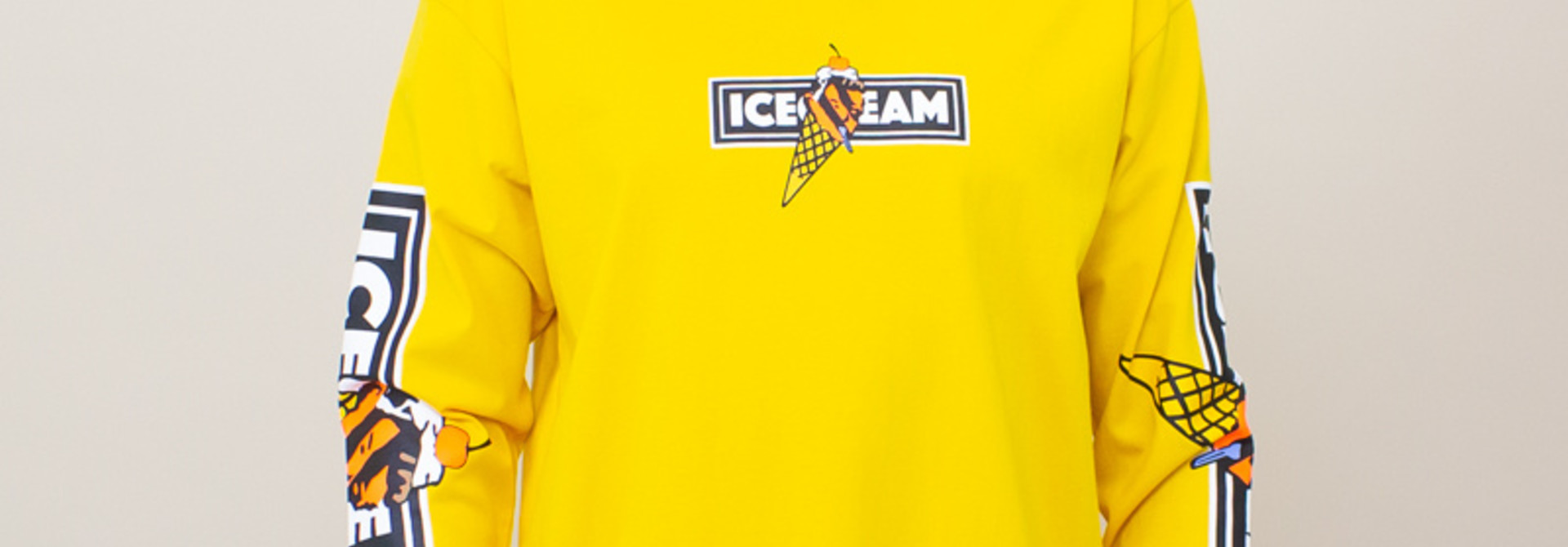 Icecream Alps L/S Knit - Spectra Yellow