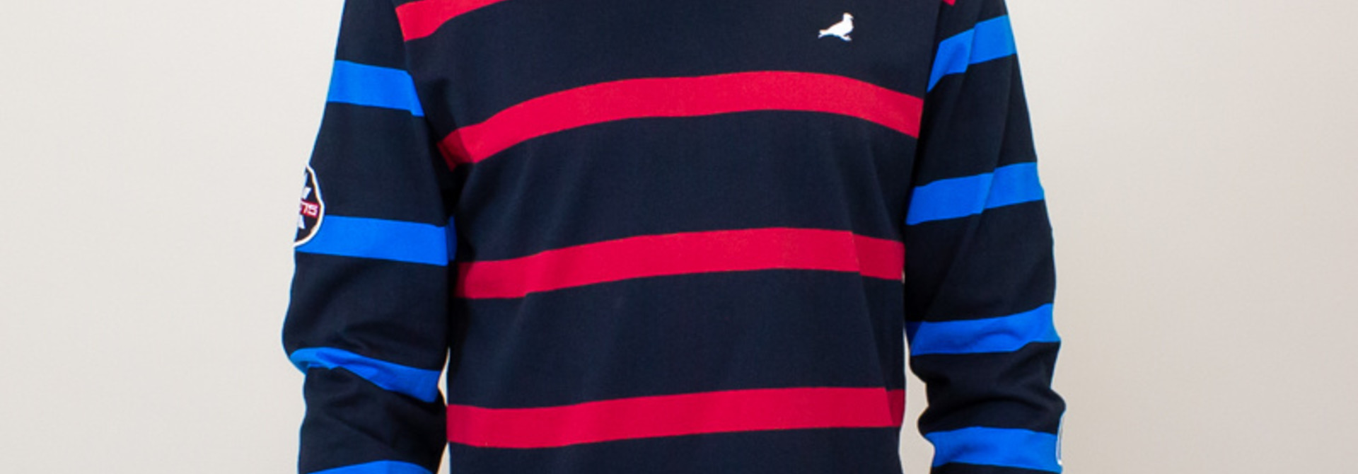 Staple Ski Stripe L/S Knit - Black