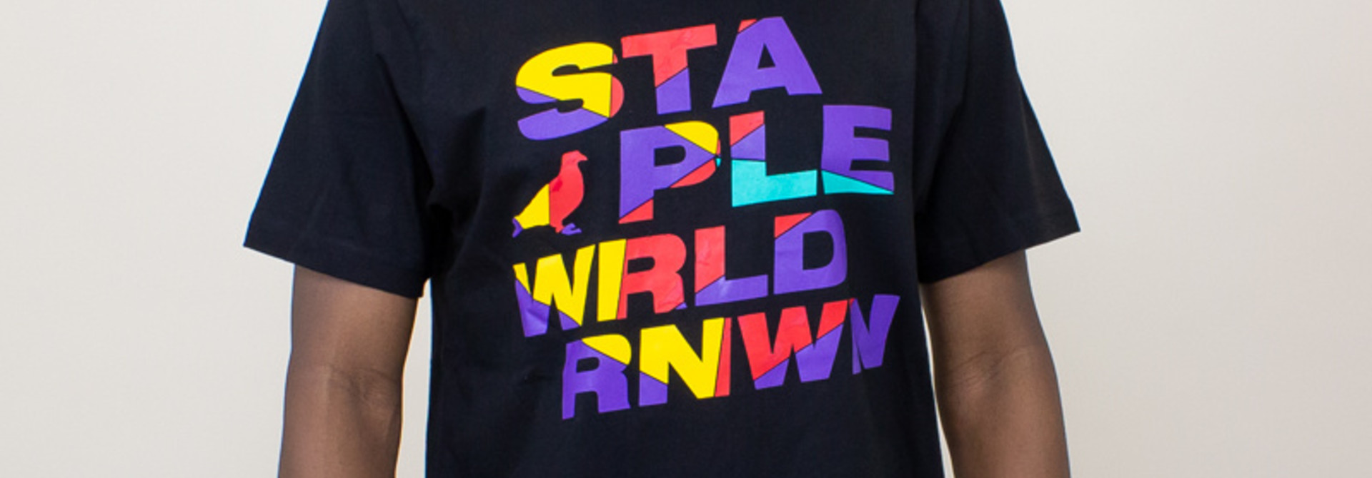 Staple Wrld Logo Tee - Black