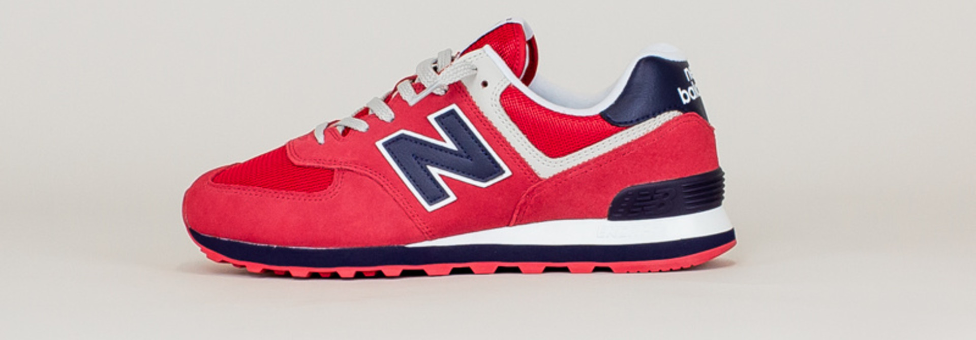 New Balance 574 MUE - Red/ Navy