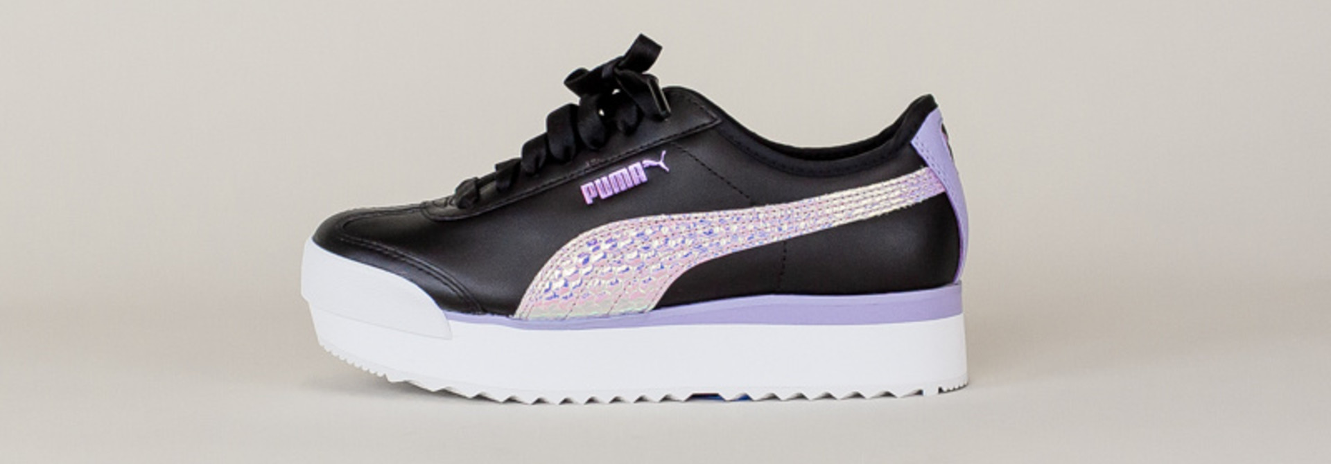 Puma Roma Amor Metallic - Black/ Purple