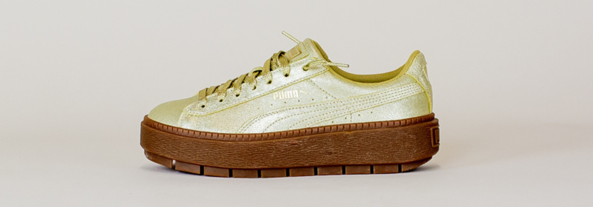 Puma Basket Platform - Gold
