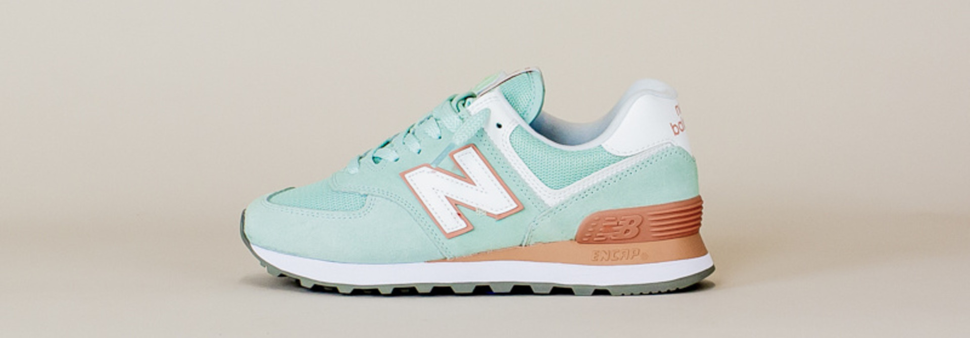 New Balance W 574 ESE - White Agave