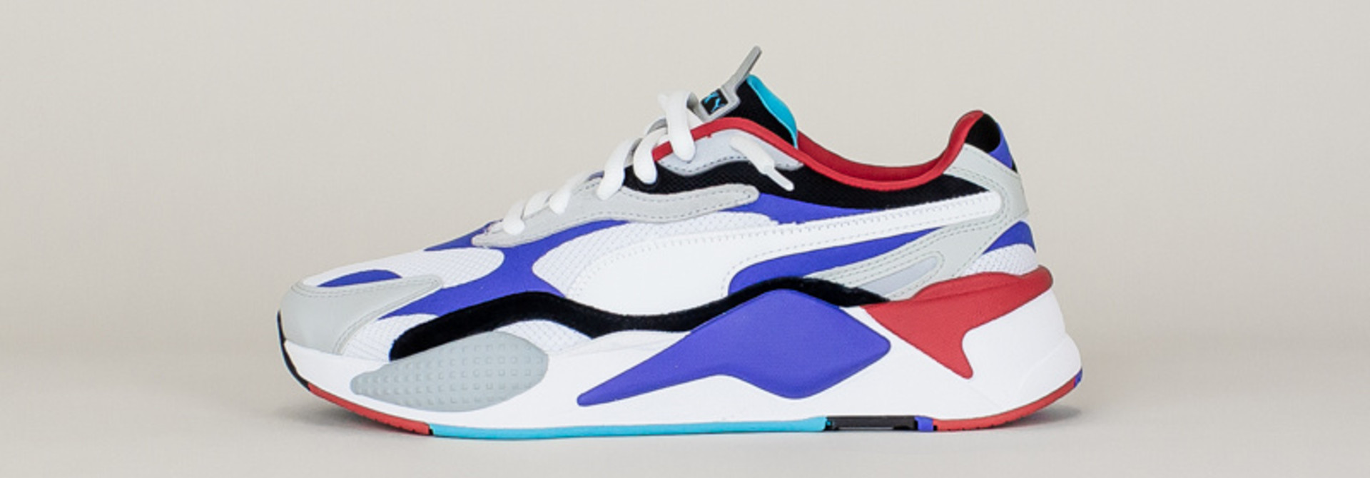 Puma RS-X3 Puzzle - White/Red/Blue