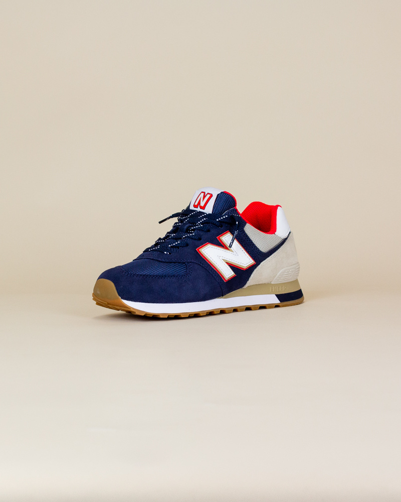 New Balance 574 SKB - Navy/ Energy Red 