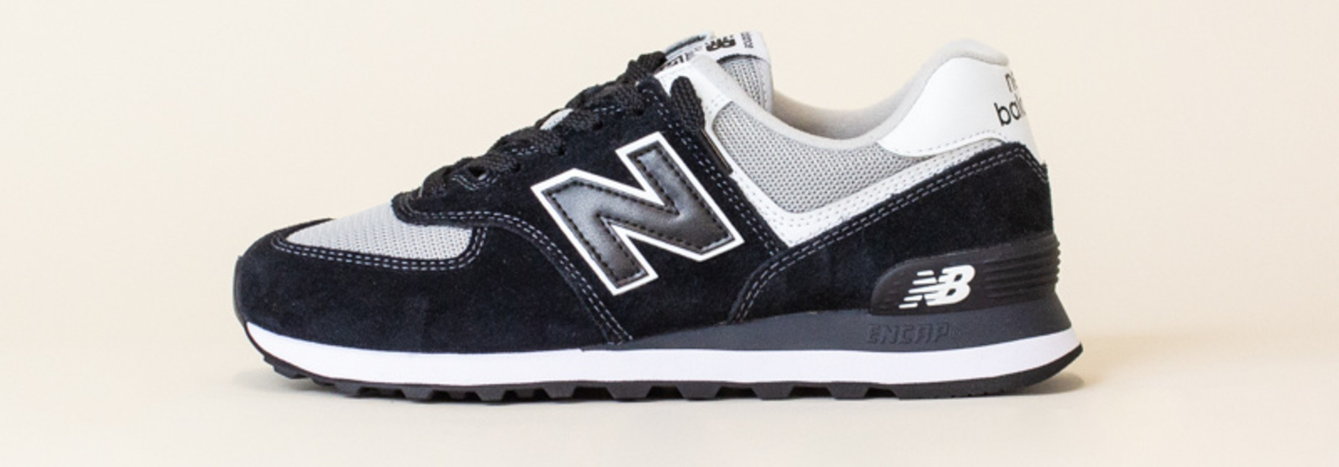 New Balance 574 SSN - Black/White