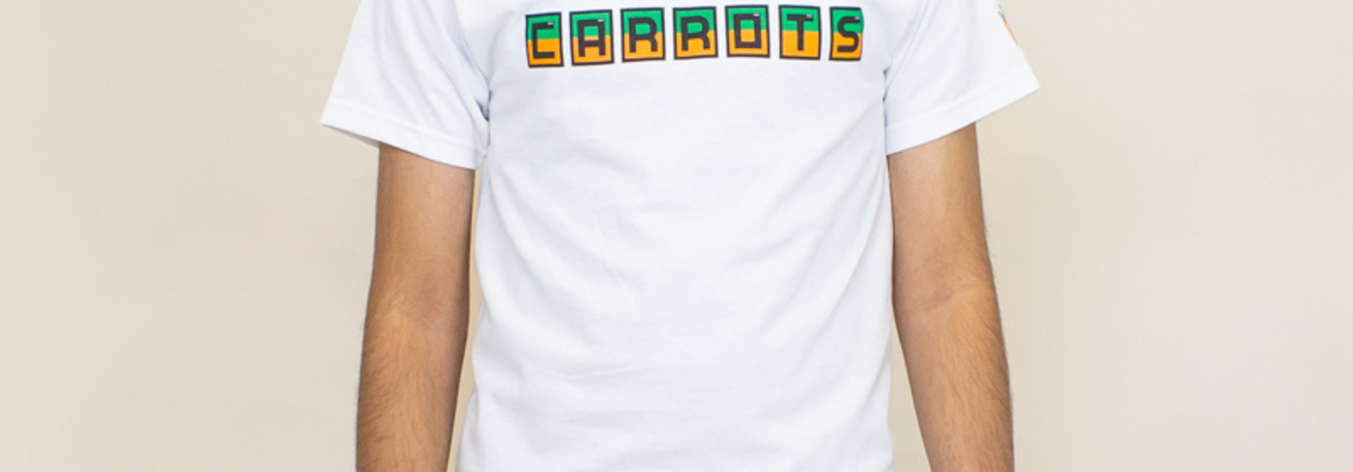 Carrots Block Tee - White
