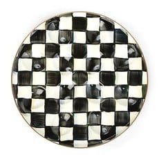 MacKenzie-Childs Courtly Check Enamel Egg Plate