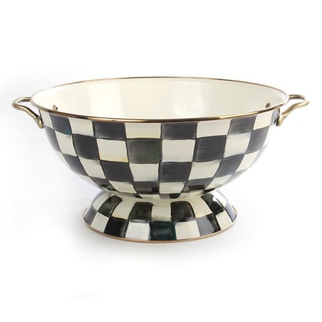 MacKenzie-Childs Courtly Check Enamel Everything Bowl