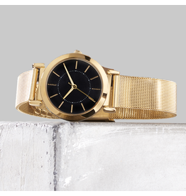 Bee Boutique Elegant Mesh Band Watch - Gold