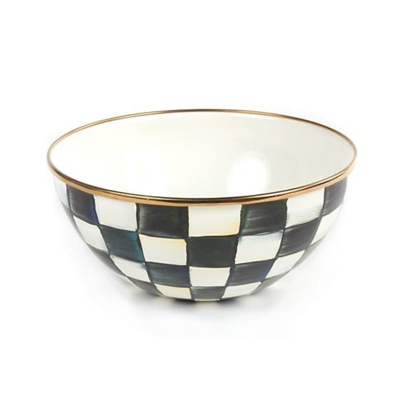 MacKenzie-Childs Courtly Check Enamel Everyday Bowl - Small