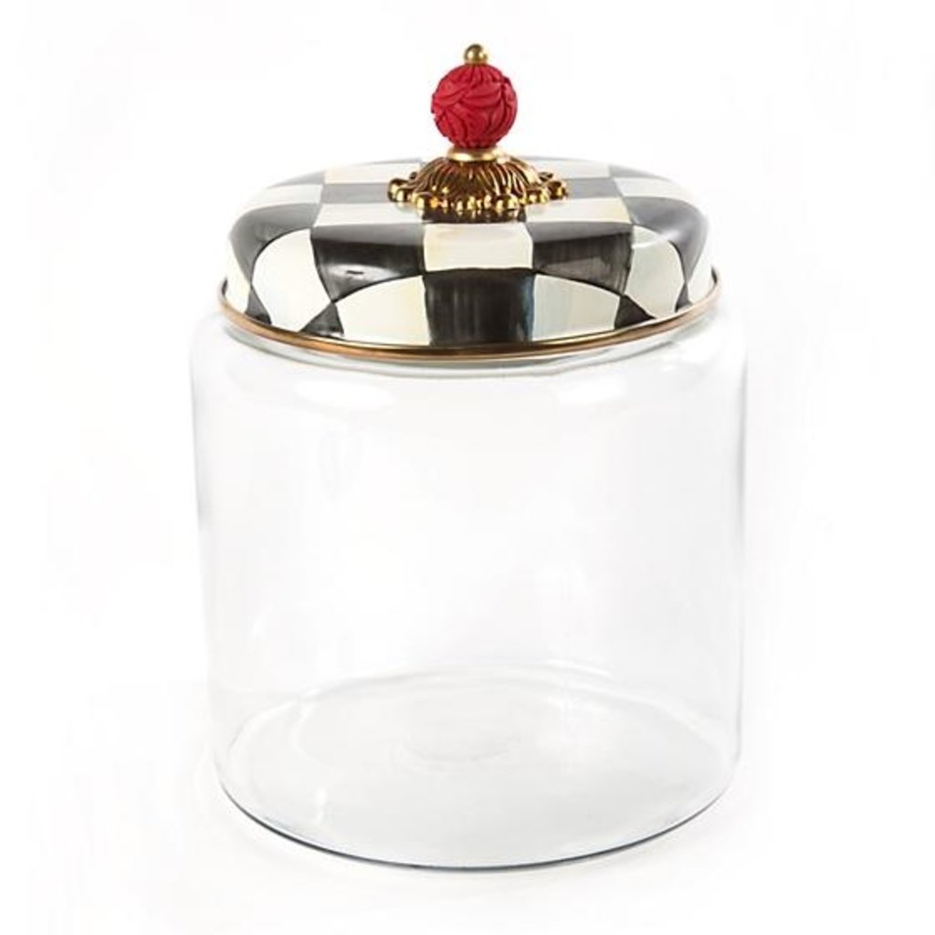 MacKenzie-Childs Courtly Check Kitchen Canister - Large