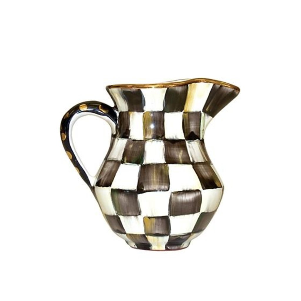 MacKenzie-Childs Courtly Check Creamer