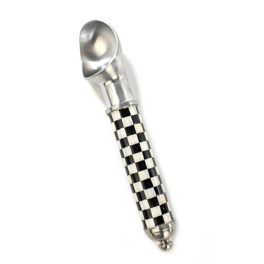 MacKenzie-Childs Supper Club Ice Cream Scoop - Courtly Check