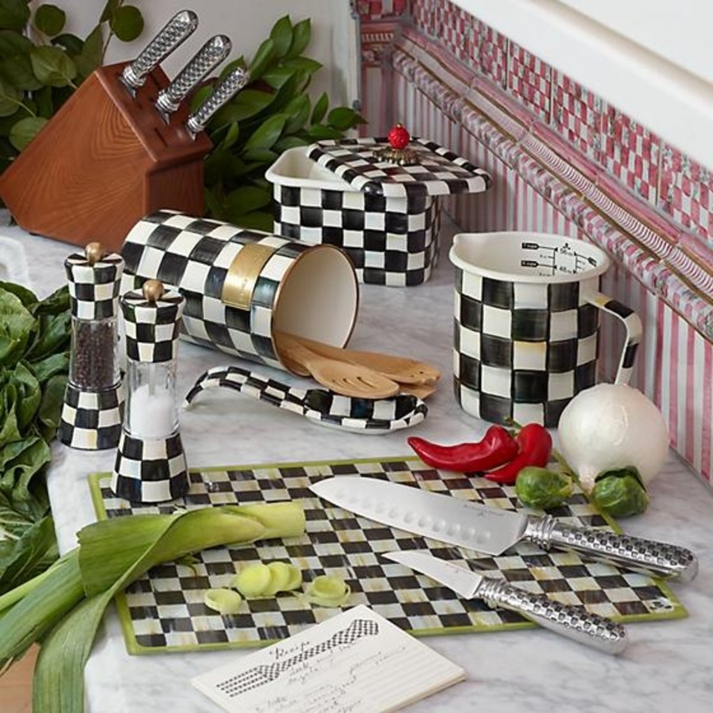 MacKenzie-Childs Courtly Check Cutting Board