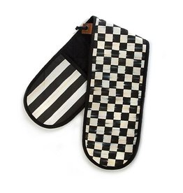 MacKenzie-Childs Courtly Check Double Oven Mitt - Large