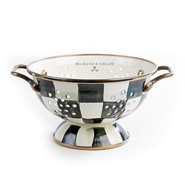 MacKenzie-Childs Courtly Check Enamel Colander - Small