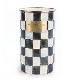 MacKenzie-Childs Courtly Check Enamel Utensil Holder