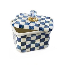 MacKenzie-Childs Royal Check Recipe Box